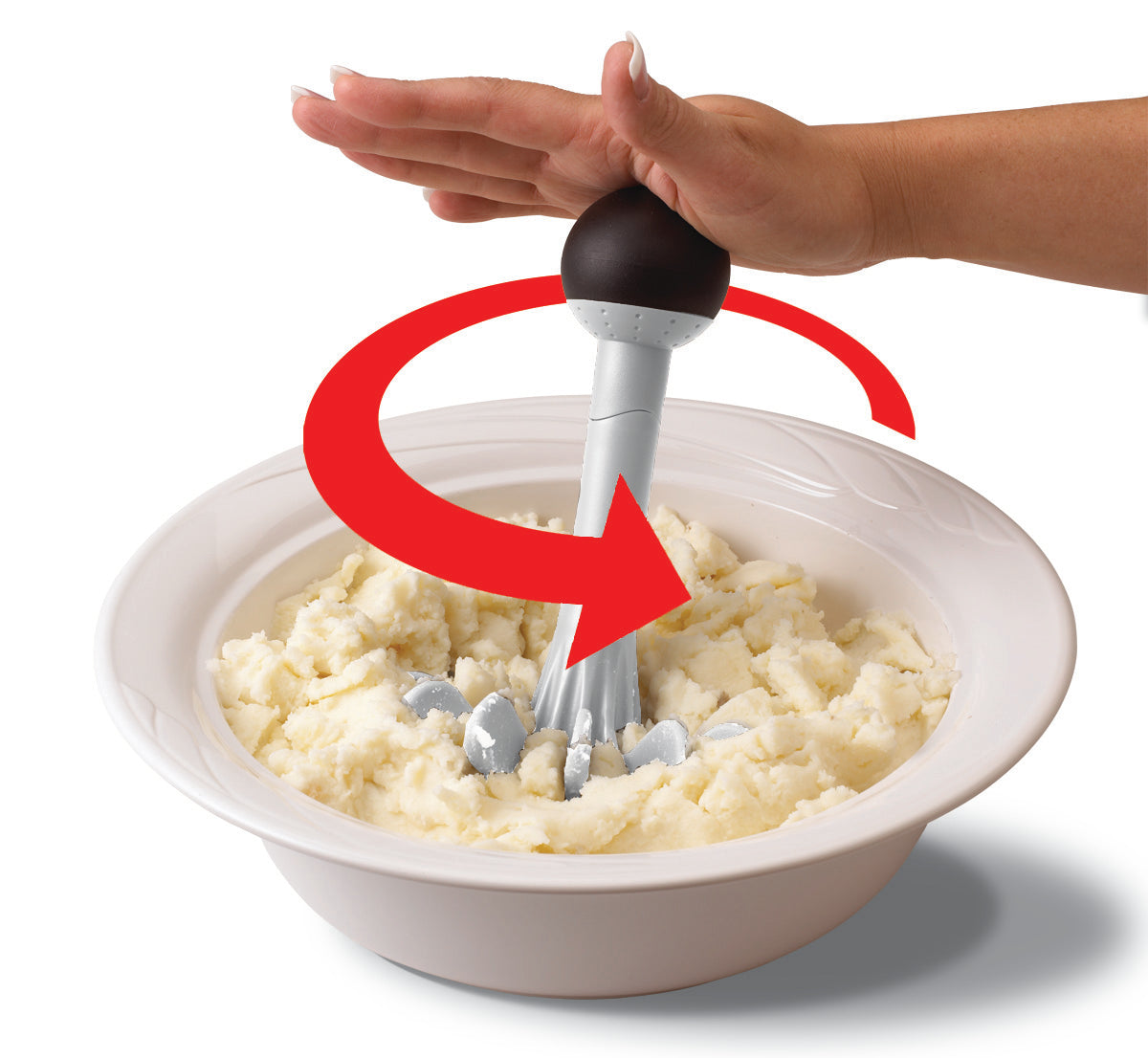 Spudnik - Potato Masher. The best masher for fast and easy mashed
