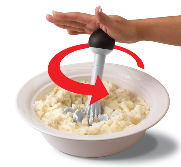 Spudnik - innovative rotation potato masher