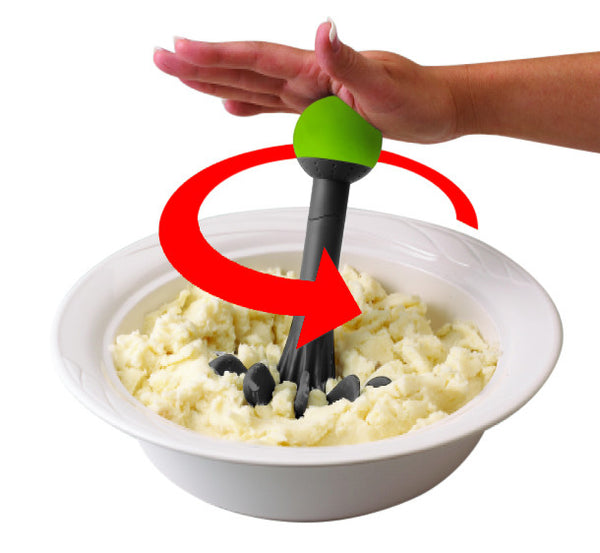 Spudnik - innovative rotation potato masher