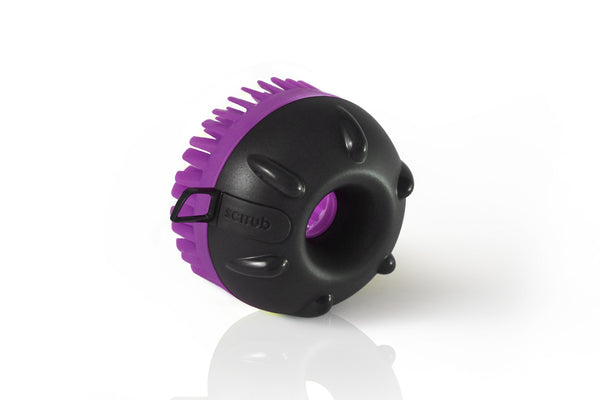 Scrrub - vegetable brush with 2 way silicone bristles