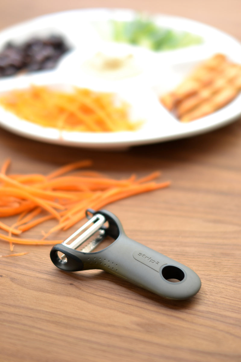 Strip² - Julienne and Vegetable Peeler - clever multi-functional tool  juliennes in one effortless stroke. Innovative and colourful Kitchen  Utensils and gadgets by Üutensil