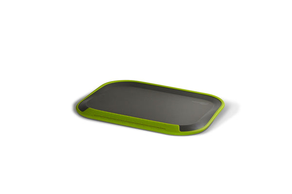 Tilt - angled non-slip chopping board